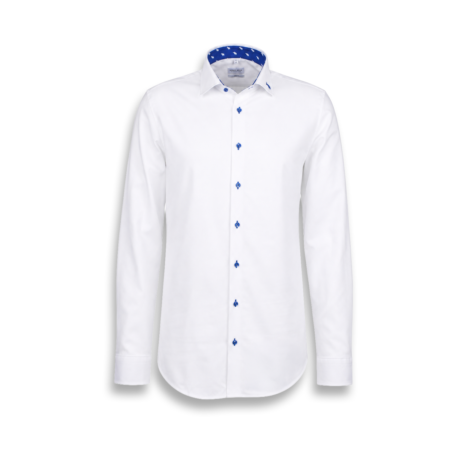 Herren Langarmhemd - Slim Fit